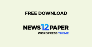 Newspaper Theme Free Download