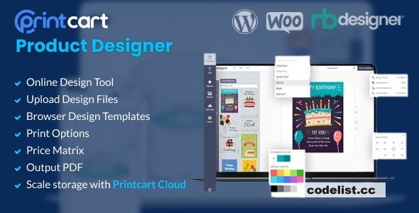 Printcart Product Designer v1.2.3 - WooCommerce WordPress