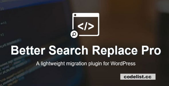 Better Search Replace Pro v1.4.8